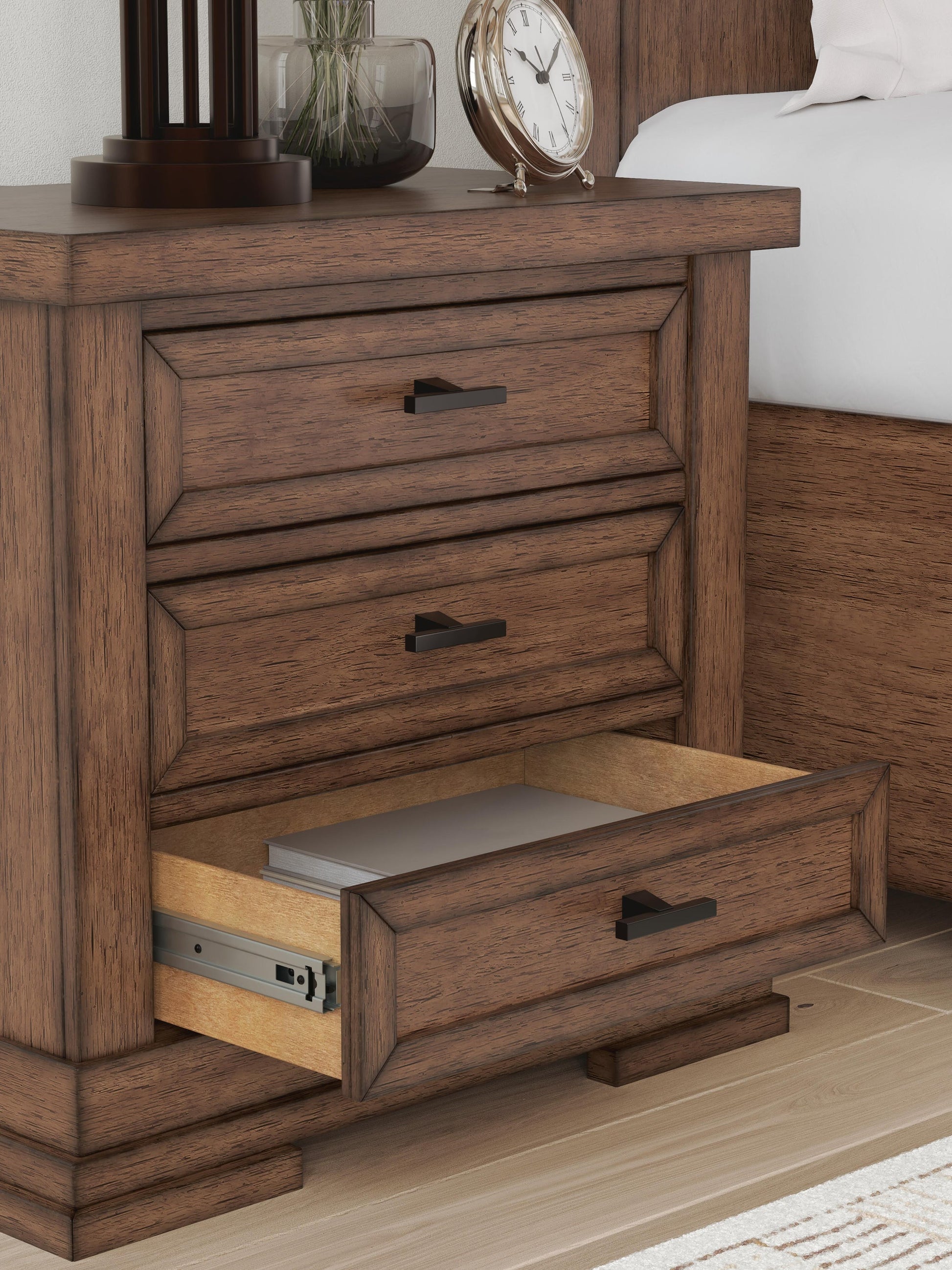 Taffenbrook Three Drawer Night Stand Signature Design by Ashley®