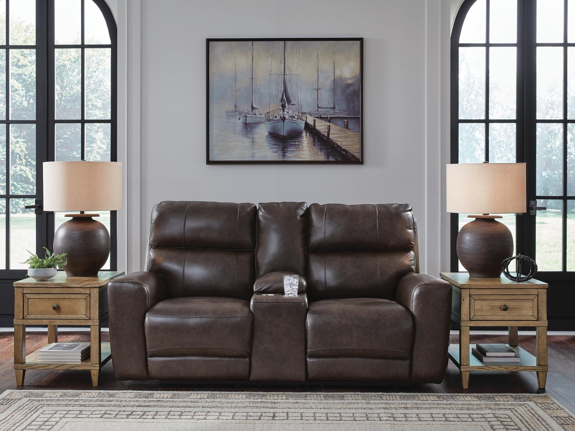 Crossplex PWR REC Loveseat/CON/ADJ HDRST Signature Design by Ashley®