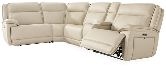 Double Deal 5-Piece Reclining Sectional with Console Signature Design by Ashley®
