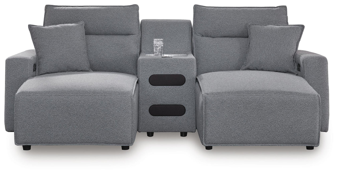 Modmax II 3-Piece Power Reclining Sectional with Chaise and Audio Console Signature Design by Ashley®
