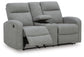 Gauntlet DBL Rec Loveseat w/Console Signature Design by Ashley®