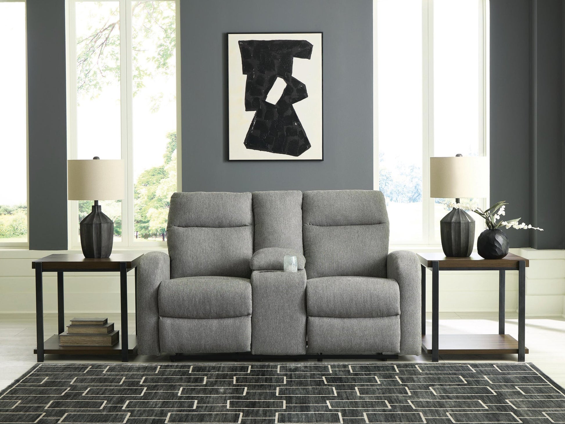 Gauntlet DBL Rec Loveseat w/Console Signature Design by Ashley®