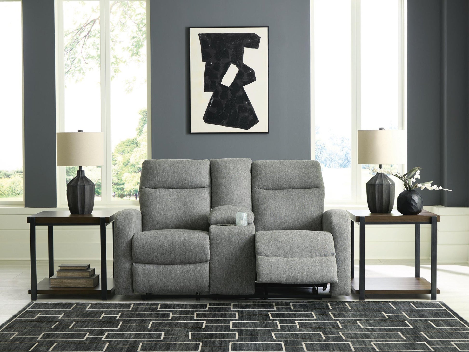 Gauntlet DBL Rec Loveseat w/Console Signature Design by Ashley®