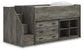 Frandern  Loft  Bed With Bookcase And Drawer Storage Signature Design by Ashley®