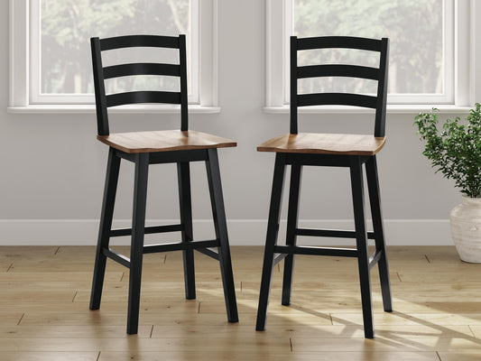 Wildenauer Tall Swivel Barstool (2/CN) Signature Design by Ashley®