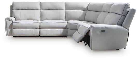 Social Pointe 5-Piece Power Reclining Sectional Signature Design by Ashley®