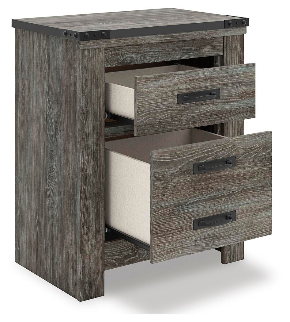 Frandern Two Drawer Night Stand Signature Design by Ashley®