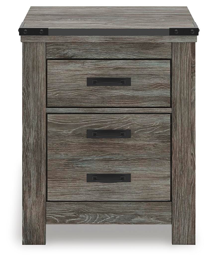 Frandern Two Drawer Night Stand Signature Design by Ashley®