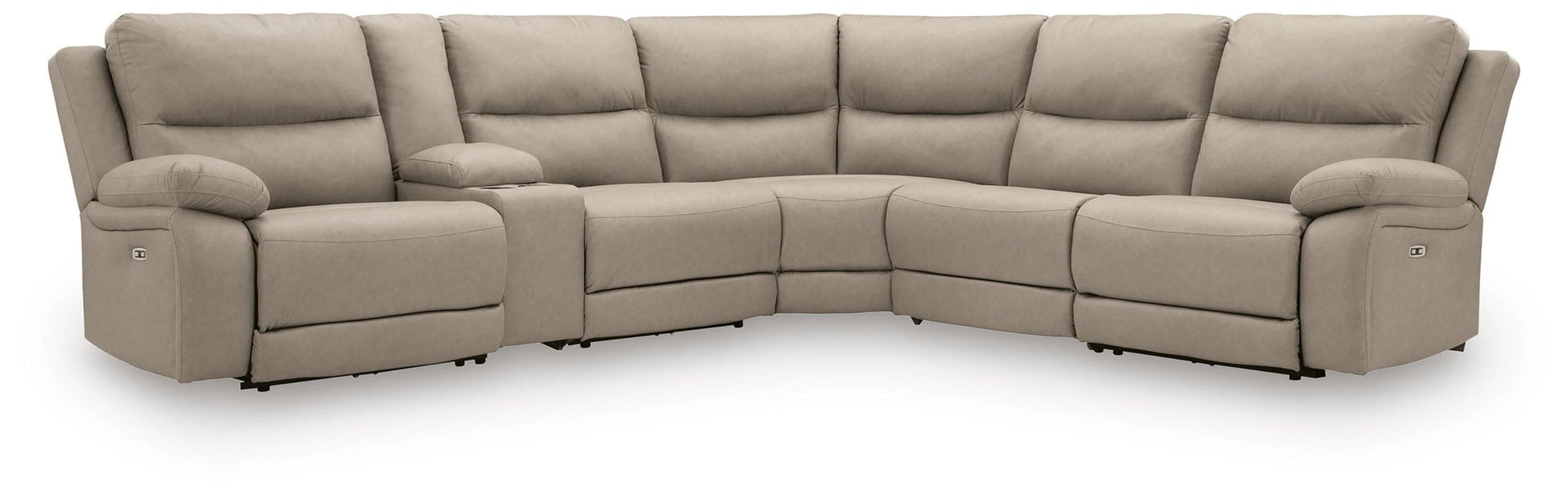 Narwhal Place 6-Piece Reclining Sectional with Storage Console Signature Design by Ashley®