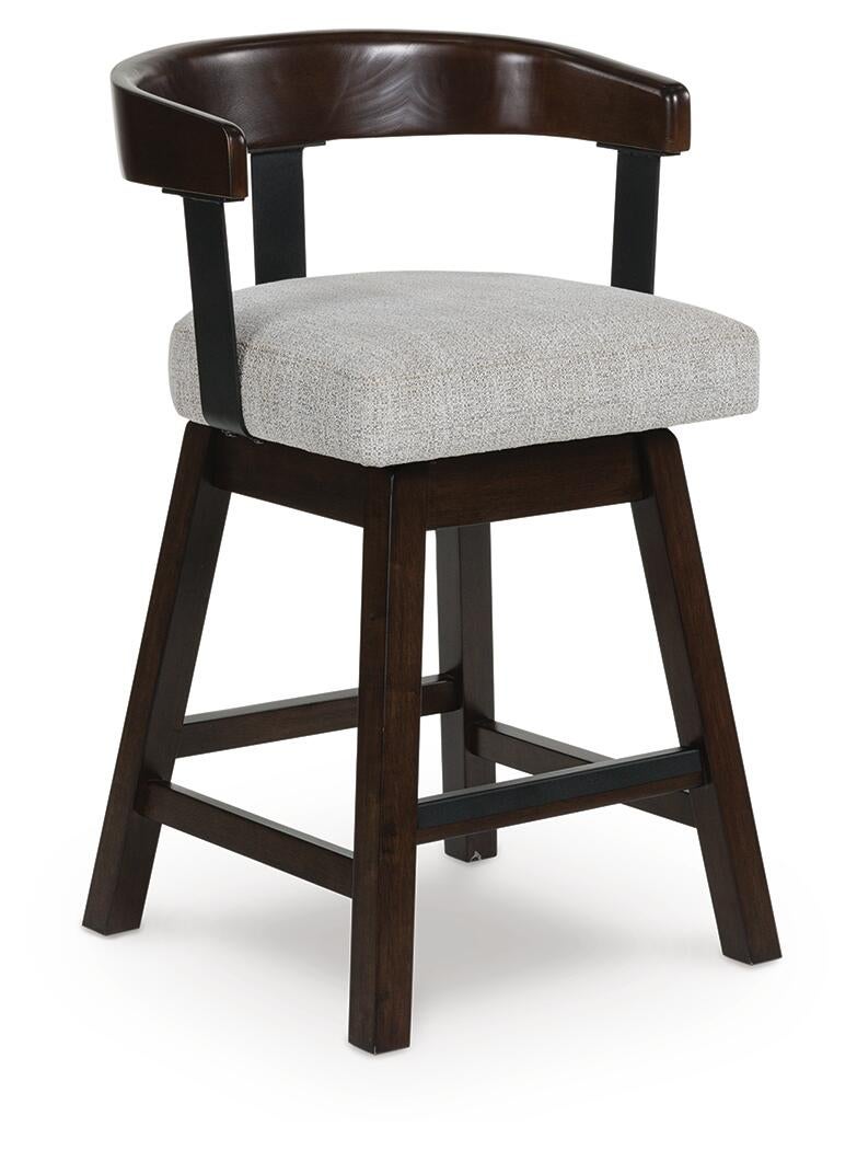 Haddigan UPH Swivel Barstool (2/CN) Signature Design by Ashley®