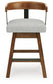 Ralene UPH Swivel Barstool (2/CN) Signature Design by Ashley®