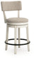 Robbinsdale UPH Swivel Barstool (2/CN) Signature Design by Ashley®