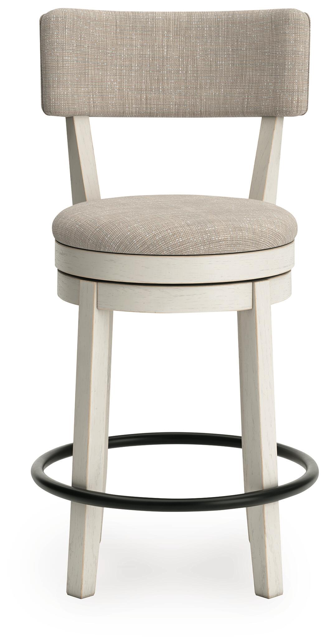 Robbinsdale UPH Swivel Barstool (2/CN) Signature Design by Ashley®