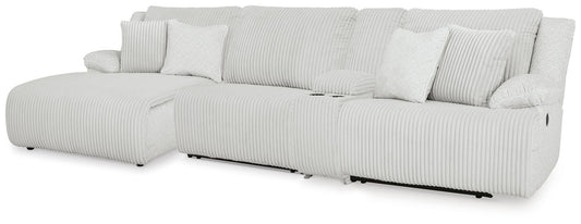 Top Tier 4-Piece Reclining Sectional with Chaise Signature Design by Ashley®
