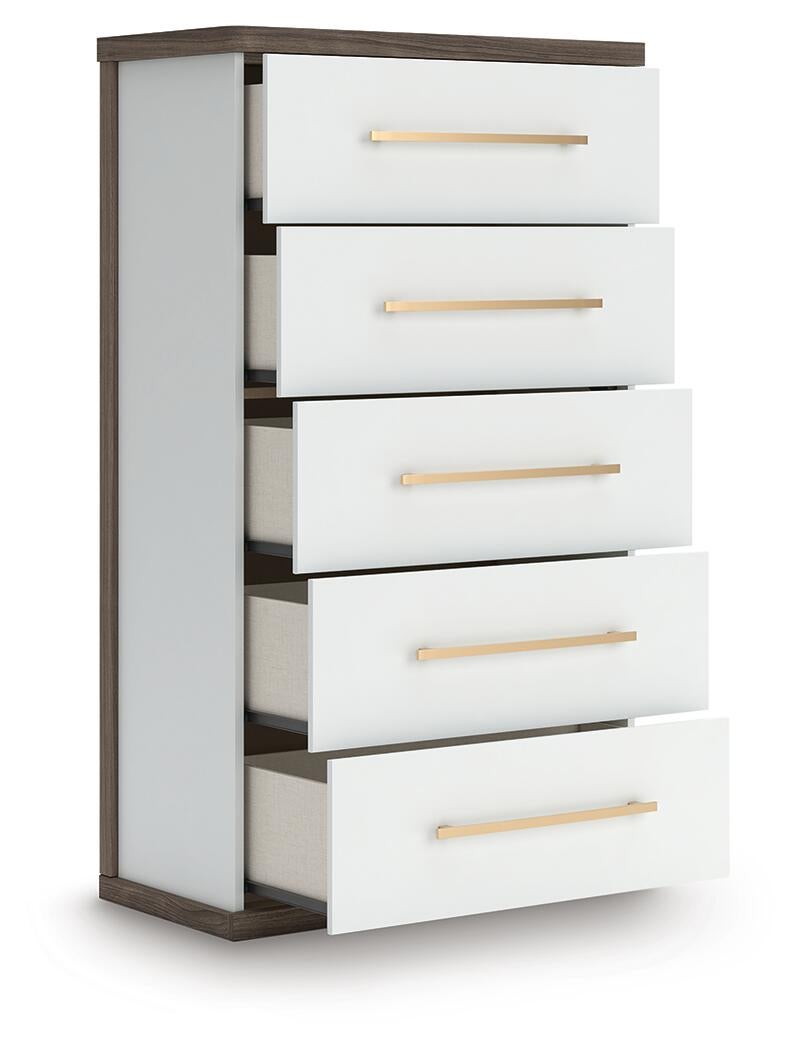 Kendanport Five Drawer Chest Signature Design by Ashley®