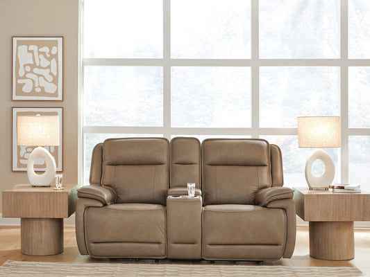 Glencroft PWR REC Loveseat/CON/ADJ HDRST Signature Design by Ashley®