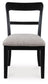 Greddinton Dining UPH Side Chair (2/CN) Signature Design by Ashley®