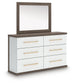 Kendanport Dresser and Mirror Signature Design by Ashley®