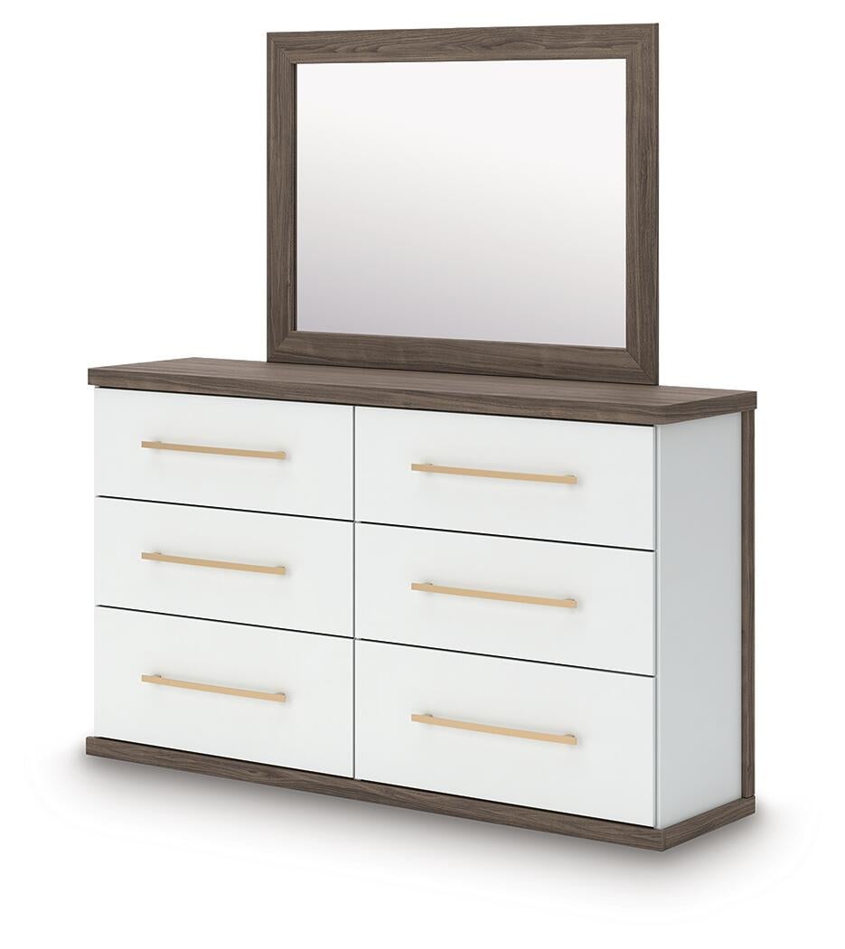 Kendanport Dresser and Mirror Signature Design by Ashley®