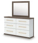Kendanport Dresser and Mirror Signature Design by Ashley®