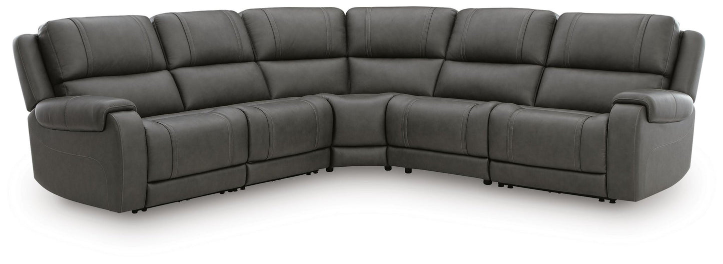 5Z - Pittson 5-Piece Power Reclining Sectional Signature Design by Ashley®
