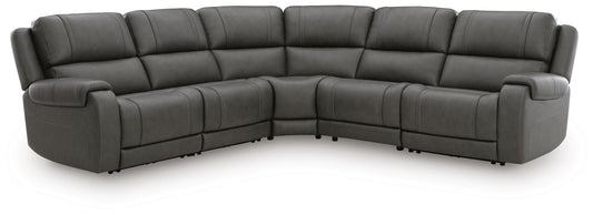5Z - Pittson 5-Piece Power Reclining Sectional Signature Design by Ashley®