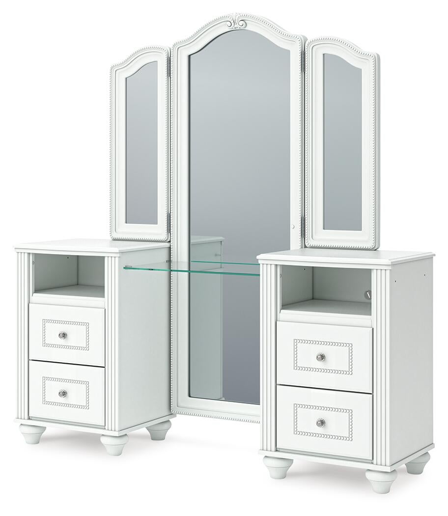 Kozlani Vanity with Mirror Signature Design by Ashley®