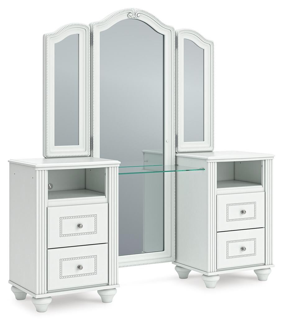 Kozlani Vanity with Mirror Signature Design by Ashley®