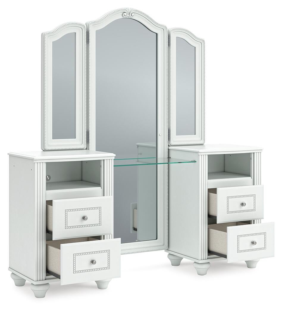 Kozlani Vanity with Mirror Signature Design by Ashley®