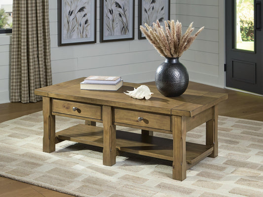 Vandenmore Rectangular Cocktail Table Signature Design by Ashley®