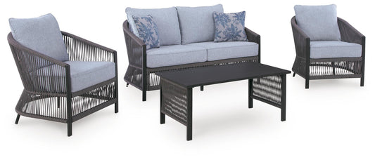 Bridges Beach Love/Chairs/Table Set (4/CN) Signature Design by Ashley®