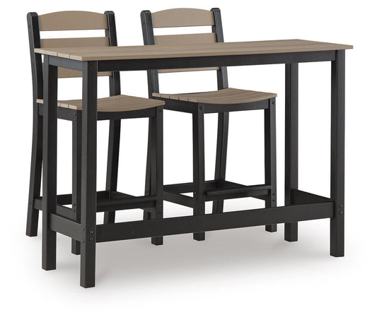 Shoreline Beach Counter Table Set (3/CN) Signature Design by Ashley®