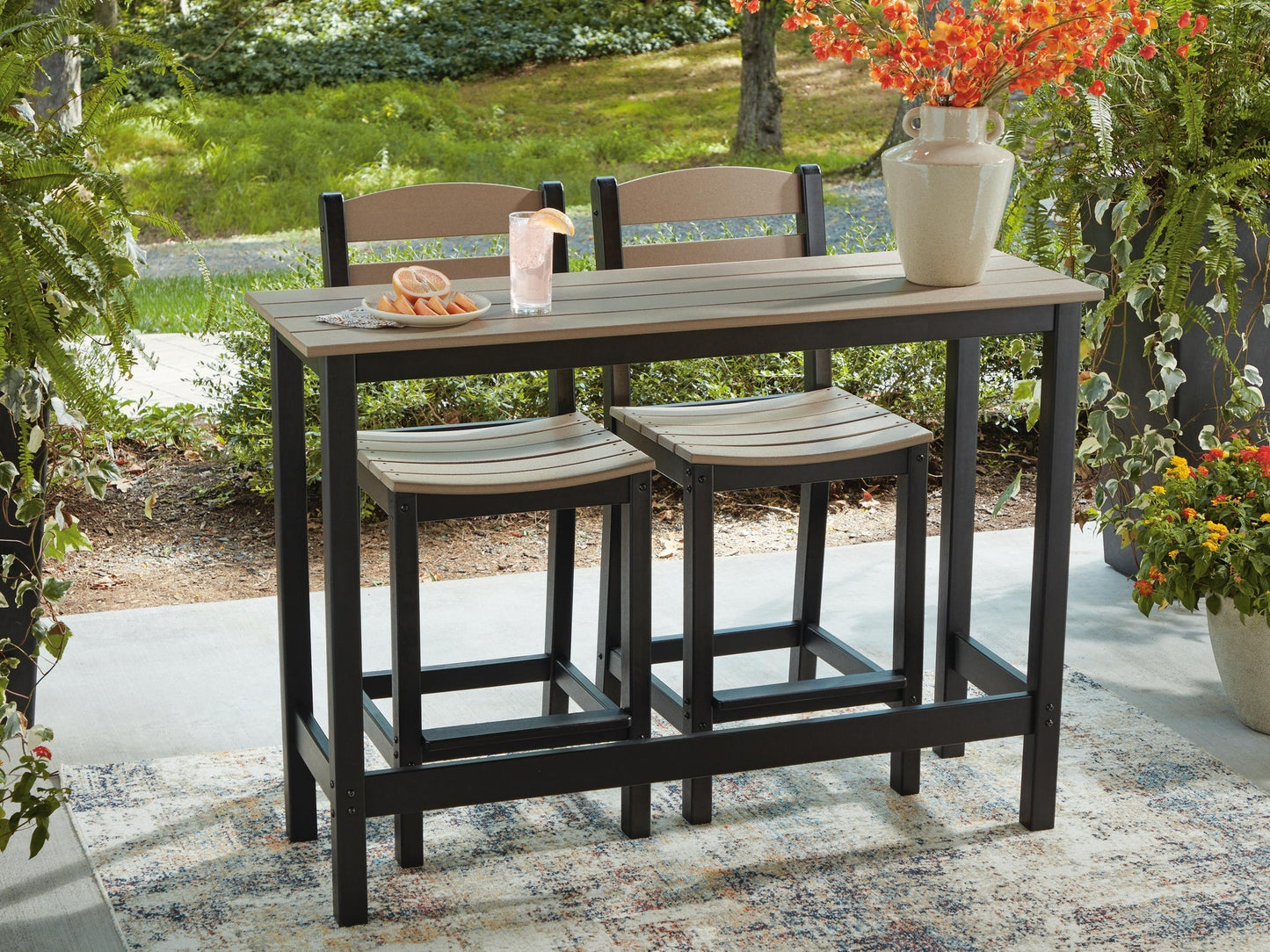Shoreline Beach Counter Table Set (3/CN) Signature Design by Ashley®