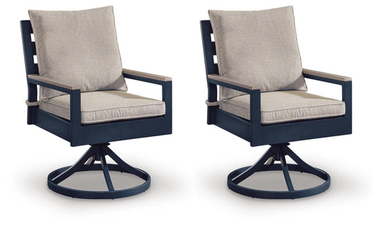 East Beach Swivel Chair w/Cushion (2/CN) Signature Design by Ashley®