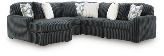 Midnight-Madness 5-Piece Sectional with Chaise Signature Design by Ashley®