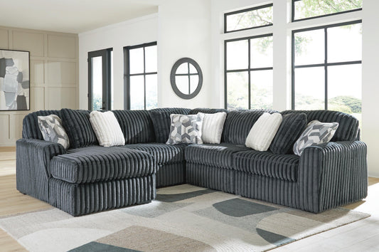 Midnight-Madness 5-Piece Sectional with Chaise Signature Design by Ashley®