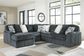 Midnight-Madness 5-Piece Sectional with Chaise Signature Design by Ashley®