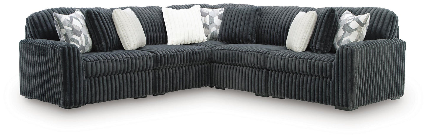 Midnight-Madness 5-Piece Sectional Signature Design by Ashley®