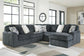 Midnight-Madness 5-Piece Sectional with Chaise Signature Design by Ashley®