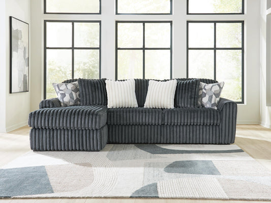 Midnight-Madness 2-Piece Sectional Sofa Chaise Signature Design by Ashley®