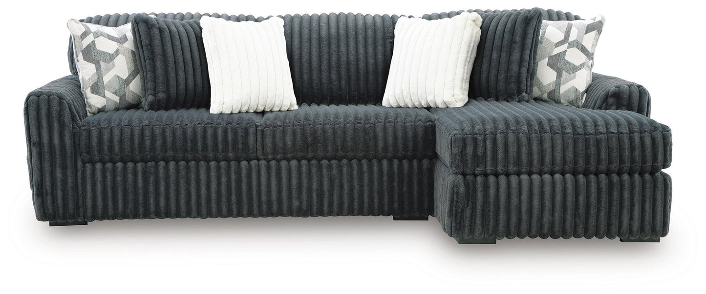 Midnight-Madness 2-Piece Sectional Sofa Chaise Signature Design by Ashley®