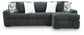 Midnight-Madness 2-Piece Sectional Sofa Chaise Signature Design by Ashley®