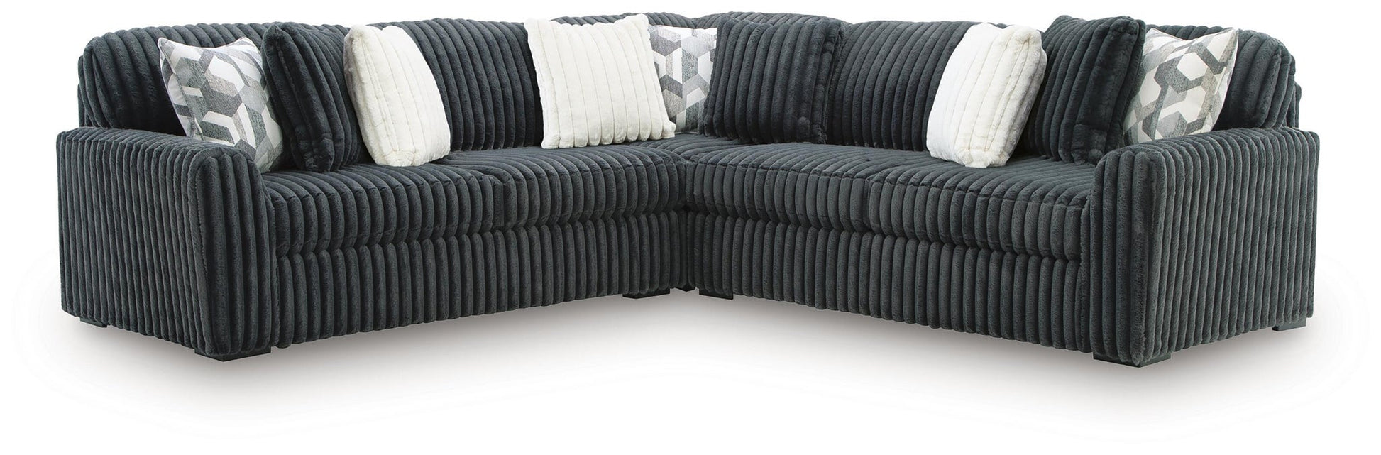Midnight-Madness 3-Piece Sectional Signature Design by Ashley®
