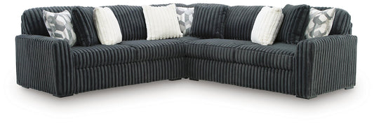 Midnight-Madness 3-Piece Sectional Signature Design by Ashley®