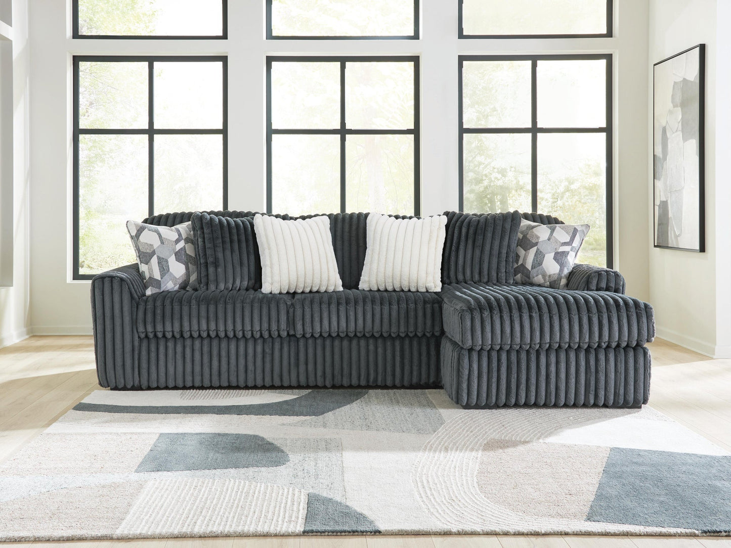 Midnight-Madness 2-Piece Sectional Sofa Chaise Signature Design by Ashley®