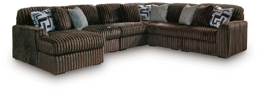 Midnight-Madness 6-Piece Sectional with Chaise Signature Design by Ashley®