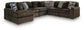 Midnight-Madness 6-Piece Sectional with Chaise Signature Design by Ashley®
