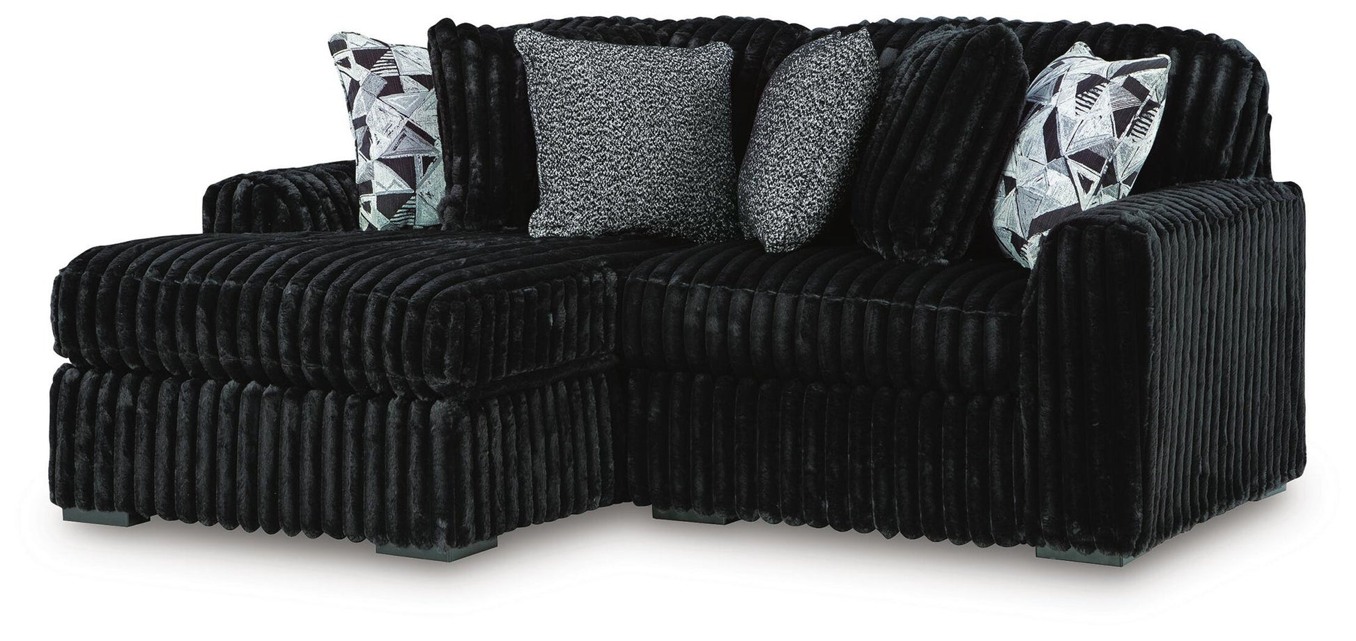 Midnight-Madness 2-Piece Sectional with Chaise Signature Design by Ashley®
