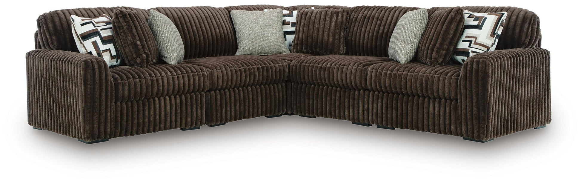 Midnight-Madness 5-Piece Sectional Signature Design by Ashley®
