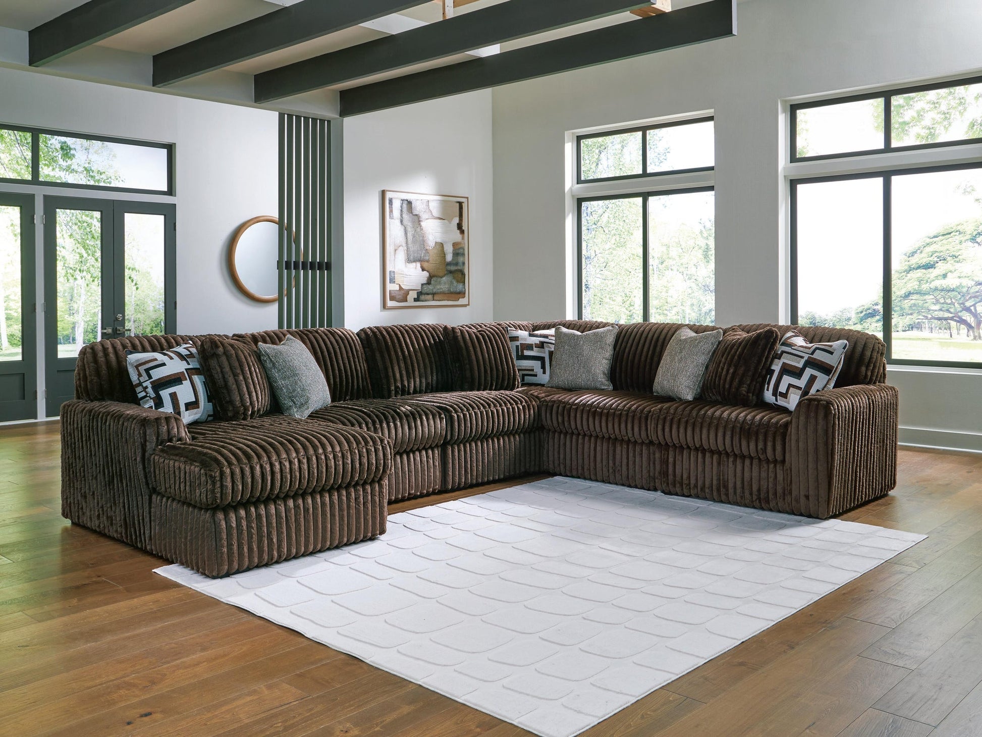 Midnight-Madness 6-Piece Sectional with Chaise Signature Design by Ashley®
